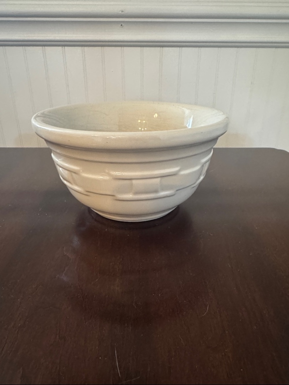 Longaberger pottery small mixing bowl